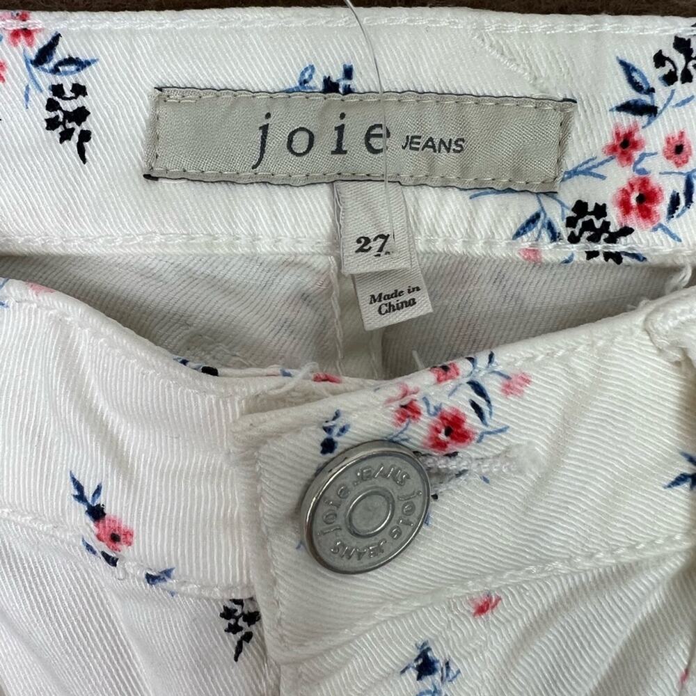 Joie Jeans Womens 27  Park Skinny Floral Cargo Pocket Pant Jeans, Bottom Zippers - Picture 7 of 16